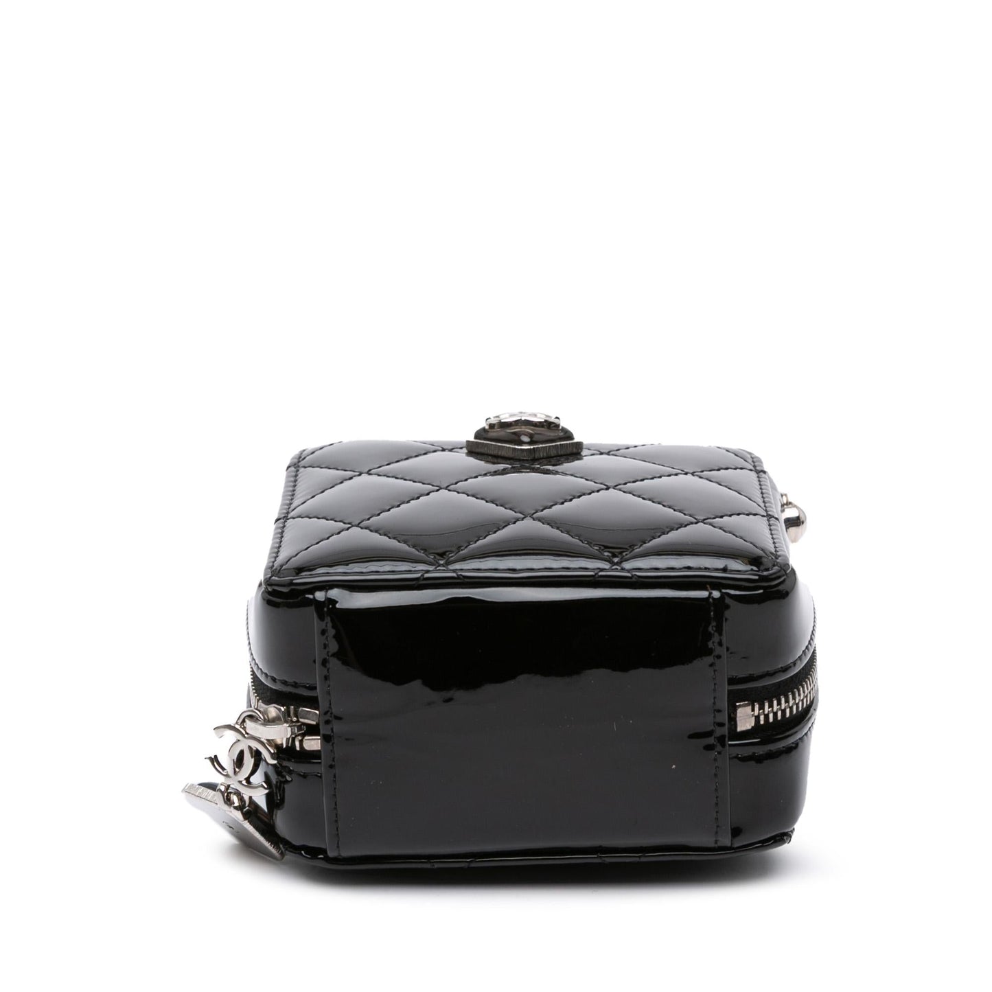 Chanel Gabrielle Patent Leather Black Shoulder Bag Style 20