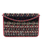 Chanel Cc Quilted Tweed Wallet On Chain