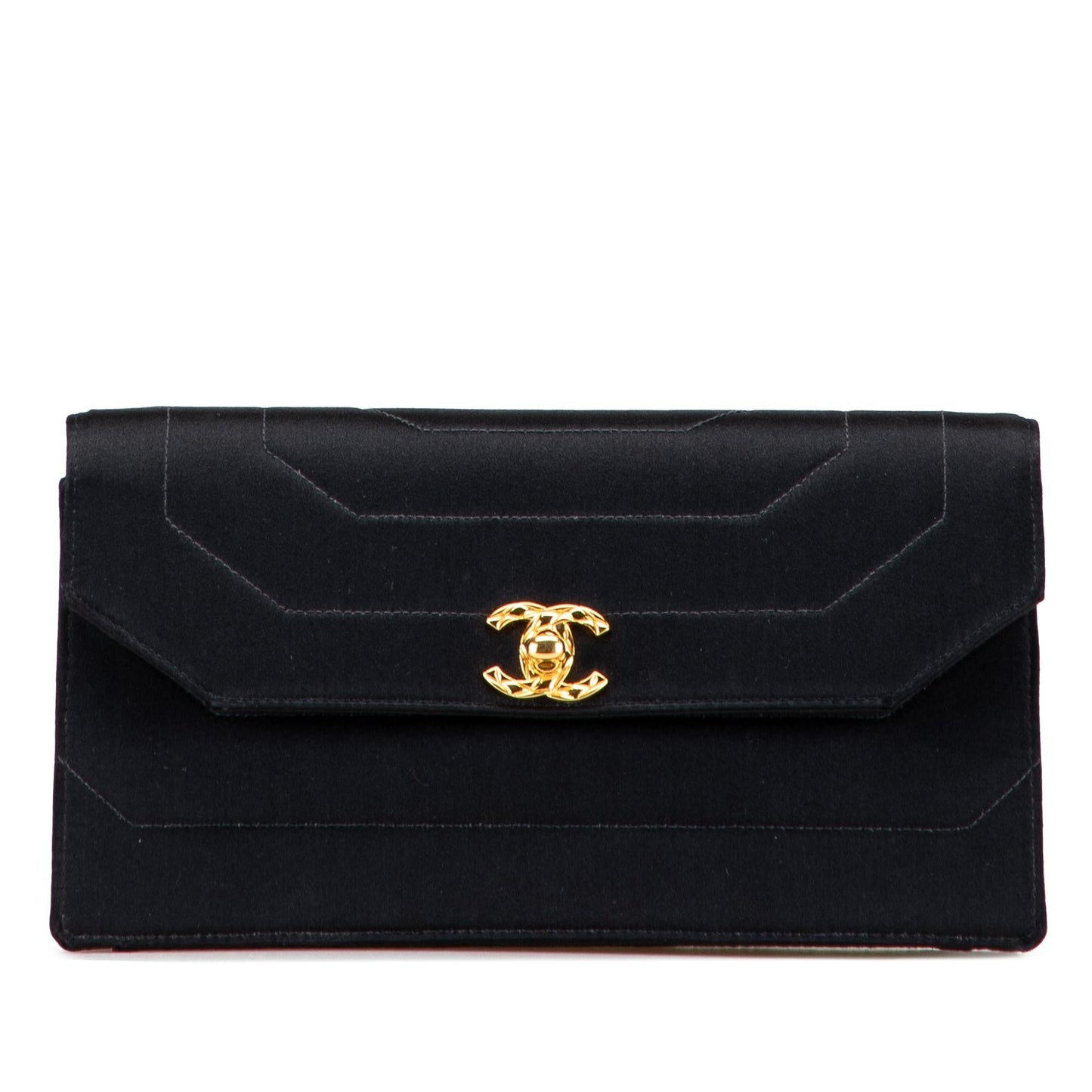 Chanel Gabrielle Satin Black Shoulder Bag