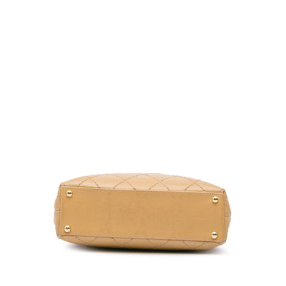 Chanel Cc Wild Stitch Calfskin Handbag