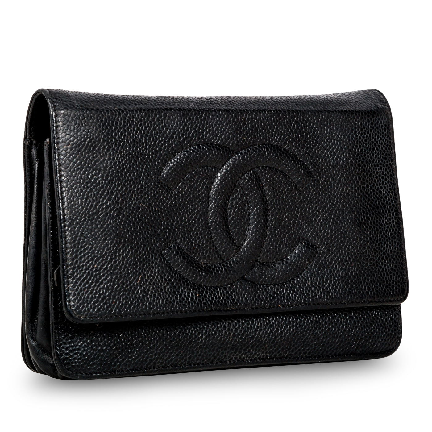 Chanel Wallet On Chain Caviar Black Crossbody Style 3