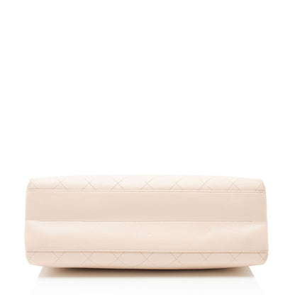 Chanel Calfskin Coco Luxe Large Shopping Tote