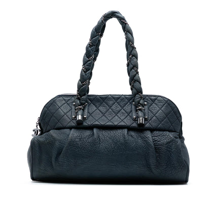 Chanel Calfskin Braid Shoulder Bag