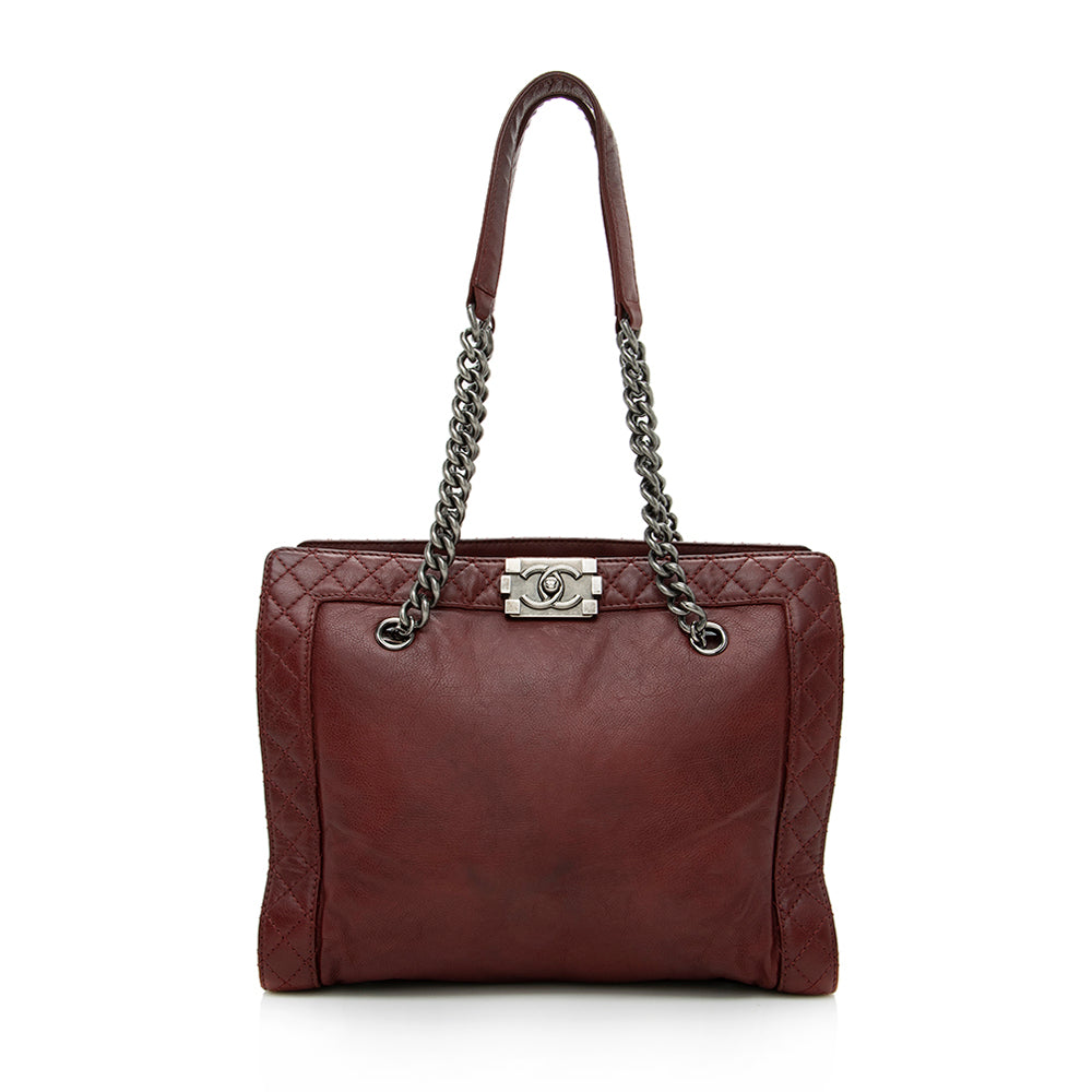 Chanel Boy Calfskin Luxury Tote