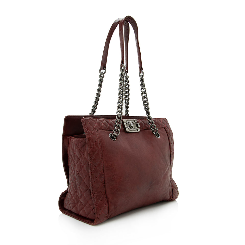 Chanel Boy Calfskin Luxury Tote
