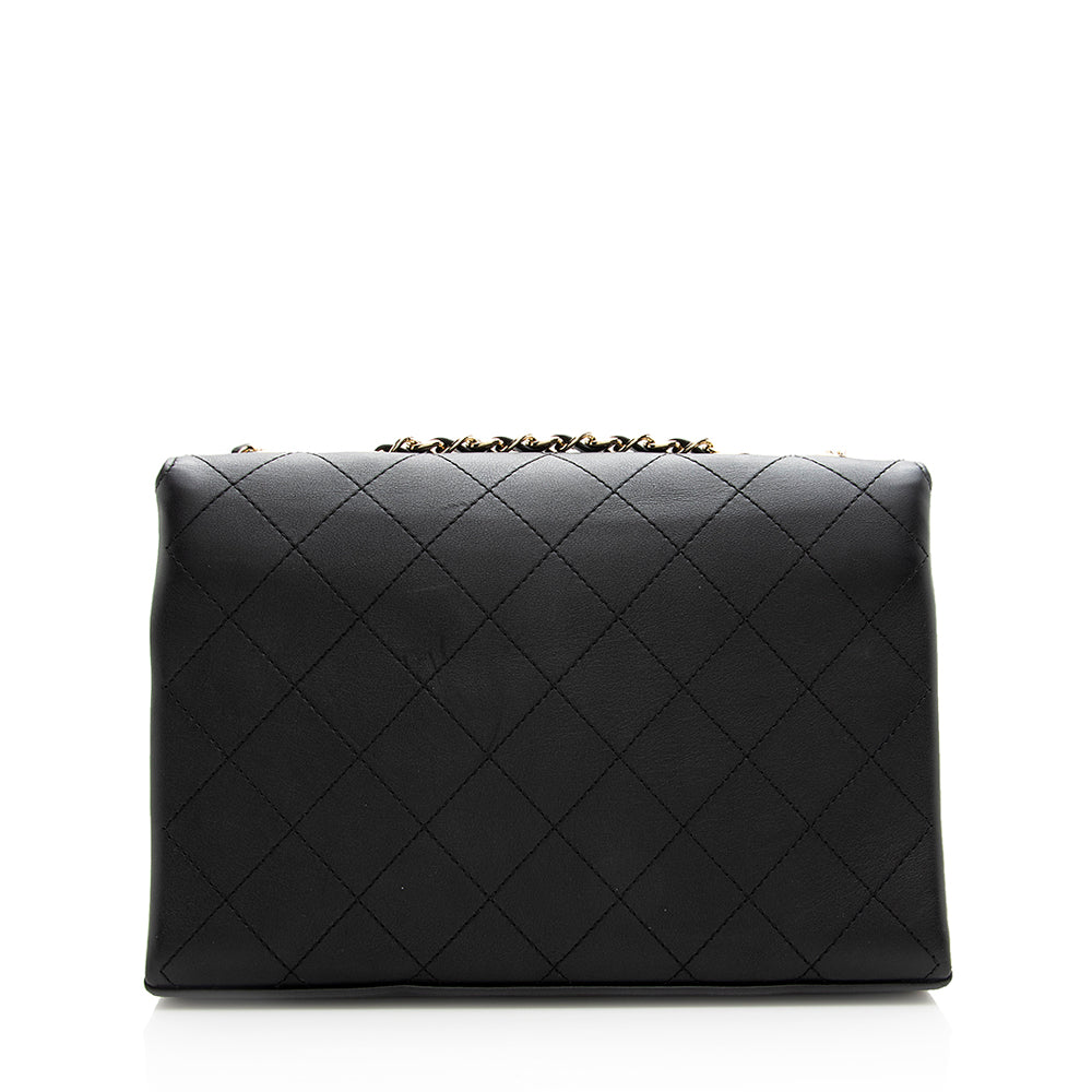 Chanel Flap Calfskin Shoulder Bag Style