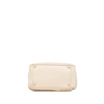 Chanel Camellia Lambskin Logo Tote