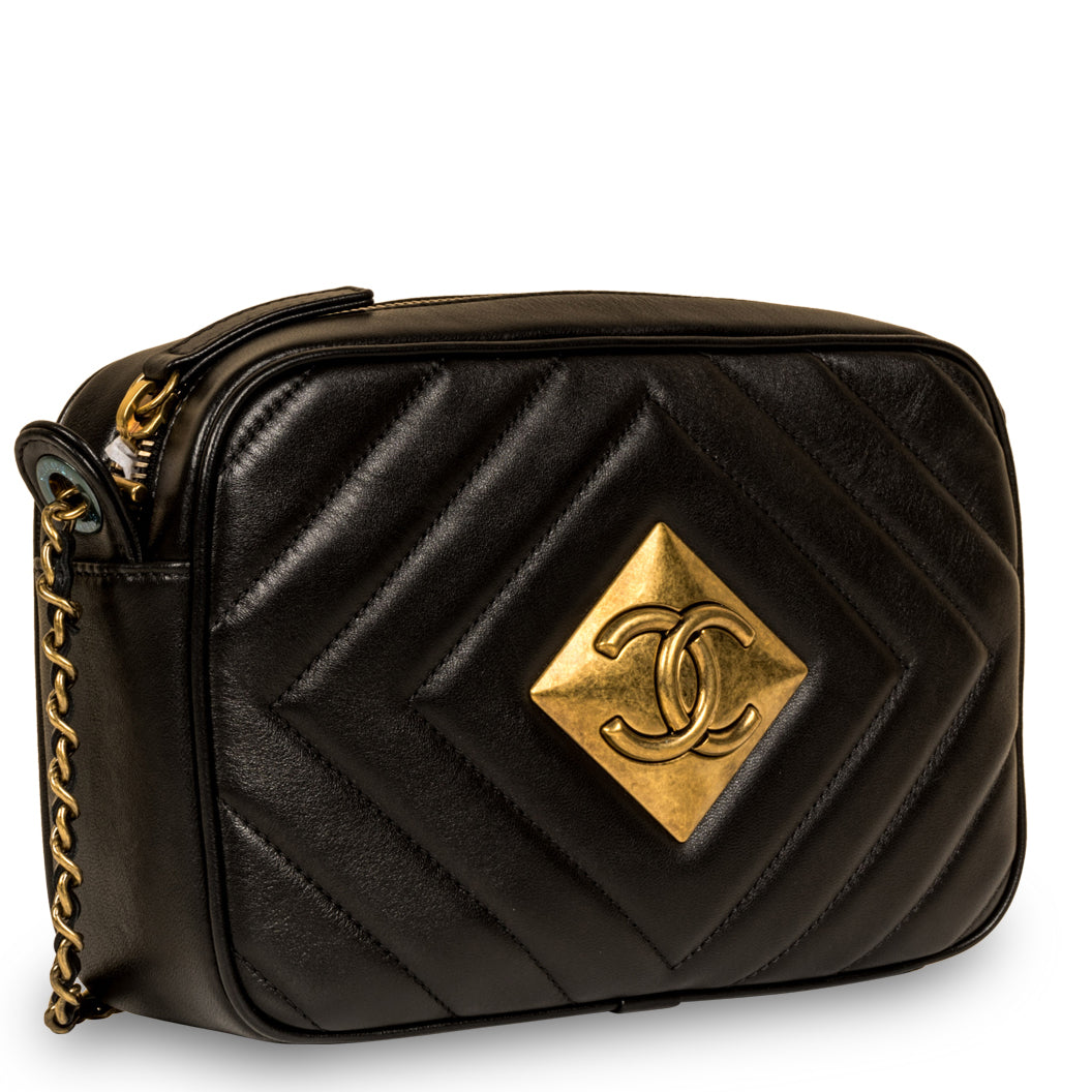 Chanel Boy Lambskin Black Crossbody Lambskin