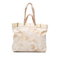 Chanel Canvas Floral Shopping Tote