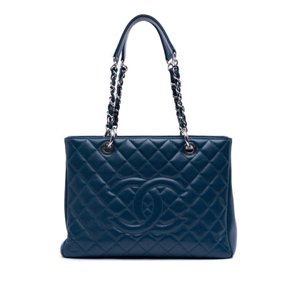 Chanel Gabrielle Caviar Blue Tote Bag