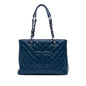 Chanel Gabrielle Caviar Blue Tote Bag
