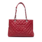 Chanel Gabrielle Caviar Red Tote Bag Style 2