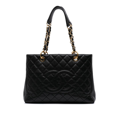 Chanel Gabrielle Caviar Black Tote Bag Style 6