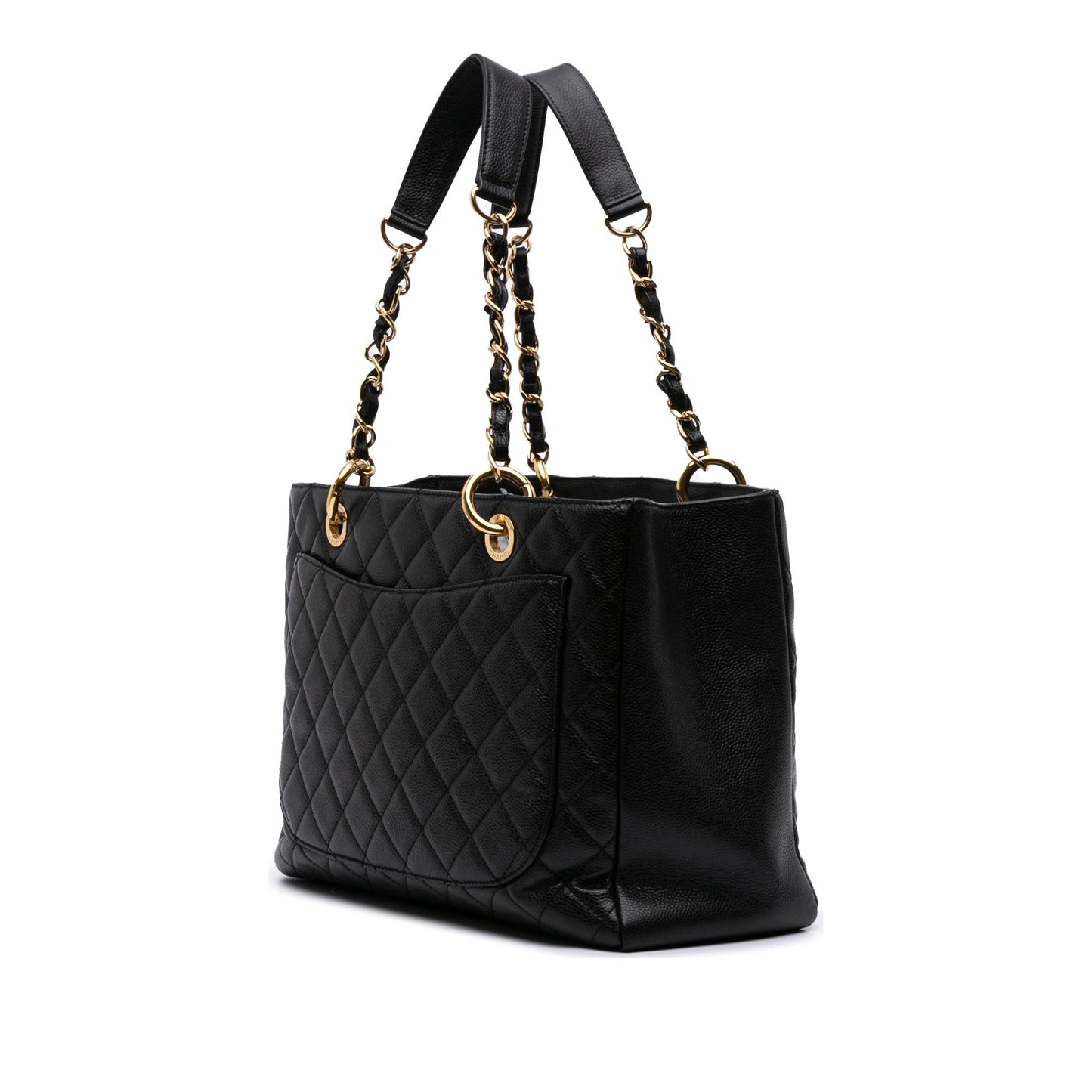 Chanel Gabrielle Caviar Black Tote Bag Style 6