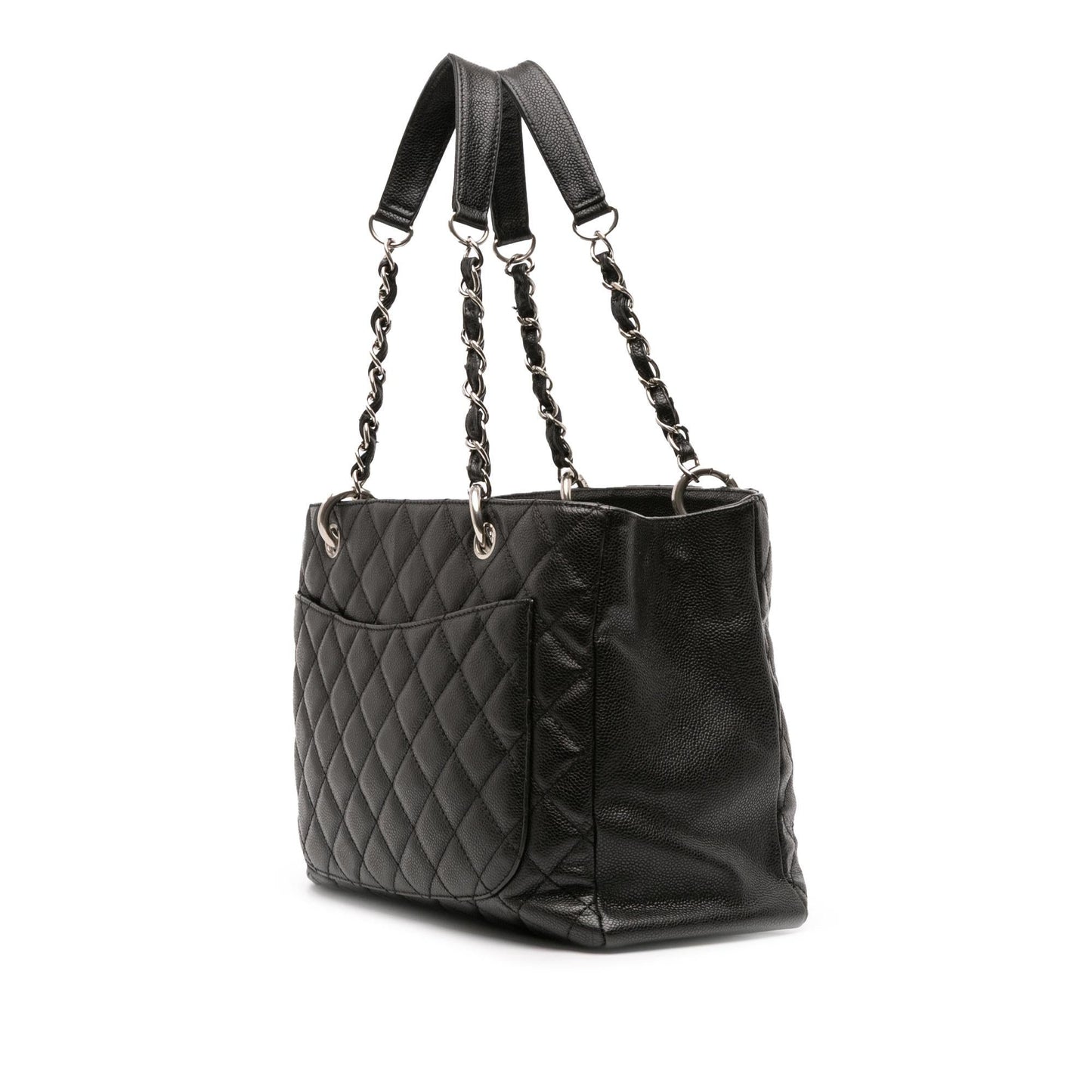 Chanel Gabrielle Caviar Black Tote Bag Style 5