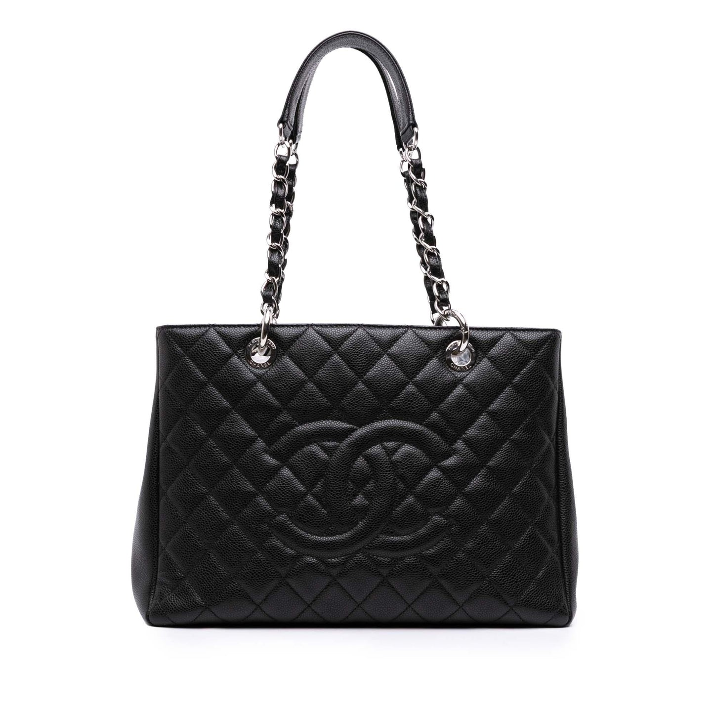 Chanel Gabrielle Caviar Black Tote Bag Caviar