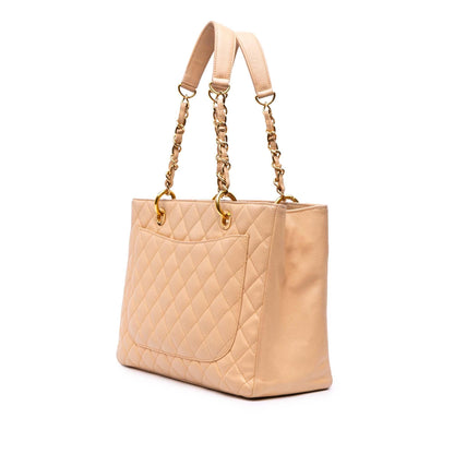 Chanel Gabrielle Caviar Brown Tote Bag Caviar