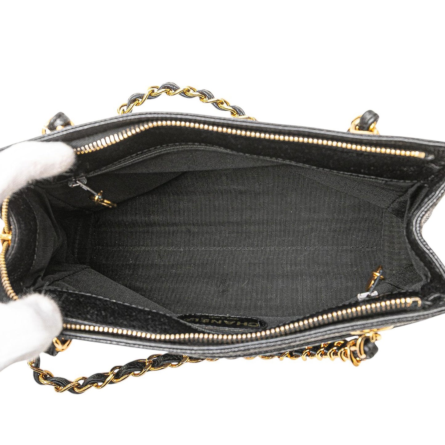 Chanel Gabrielle Caviar Black Tote Bag Style 4