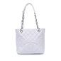 Chanel Gabrielle Caviar White Tote Bag