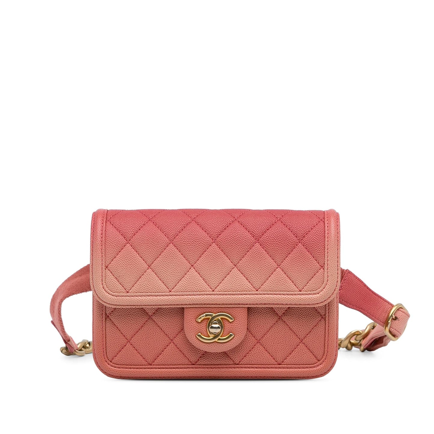 Chanel Gabrielle Caviar Pink Shoulder Bag Caviar