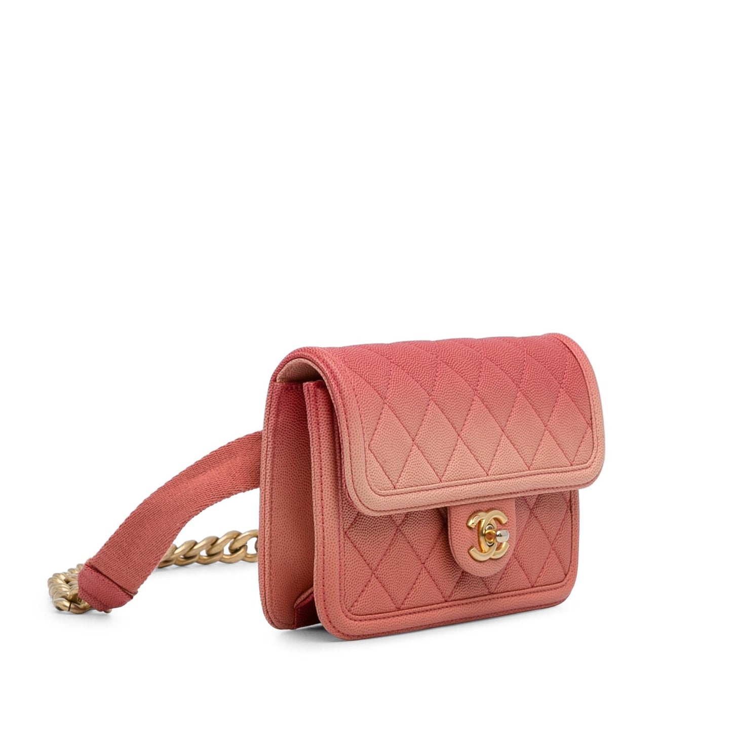 Chanel Gabrielle Caviar Pink Shoulder Bag Caviar