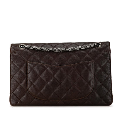 Chanel Caviar And Iridescent Calfskin Reissue 2 55 Double Flap 226
