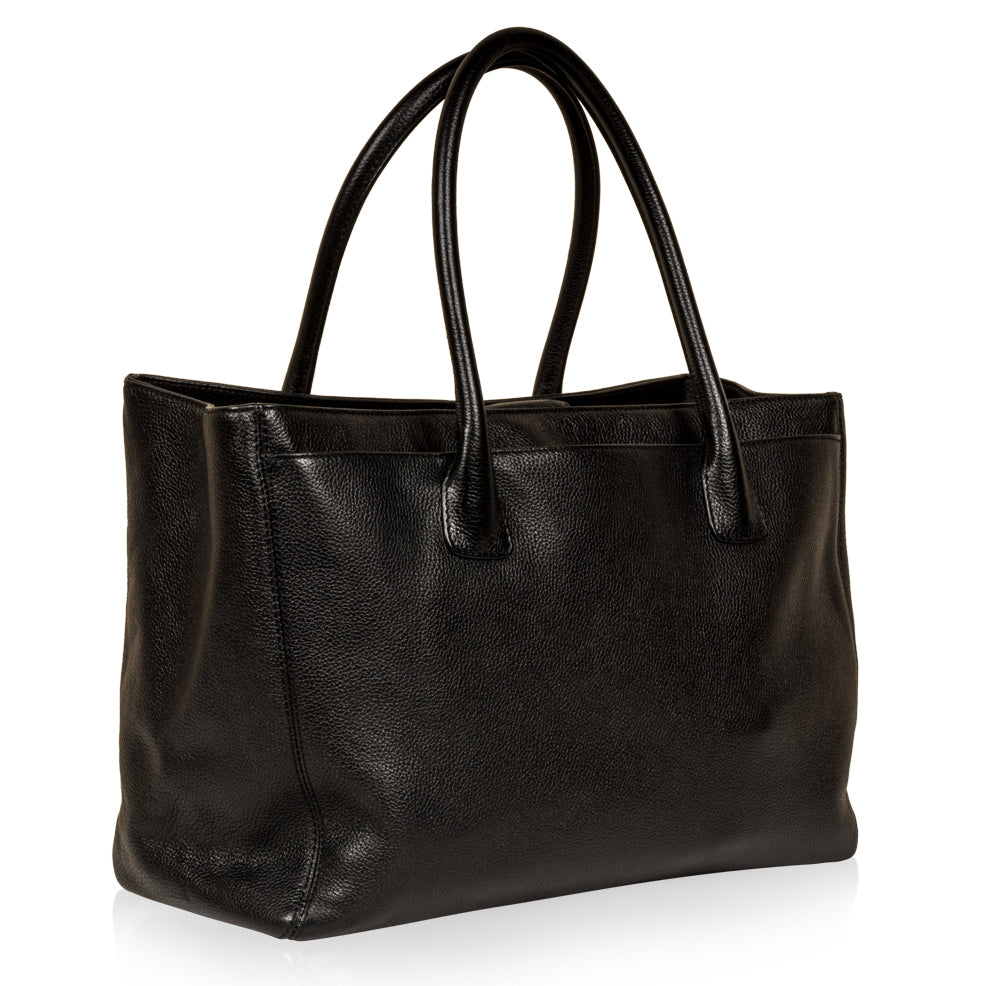 Chanel Timeless Caviar Black Tote Bag
