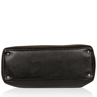 Chanel Timeless Caviar Black Tote Bag