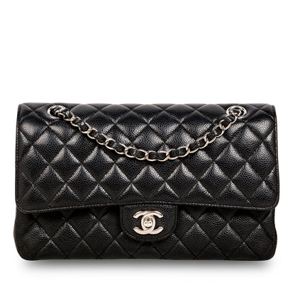 Chanel Classic Flap Caviar Black Shoulder Bag Style 88