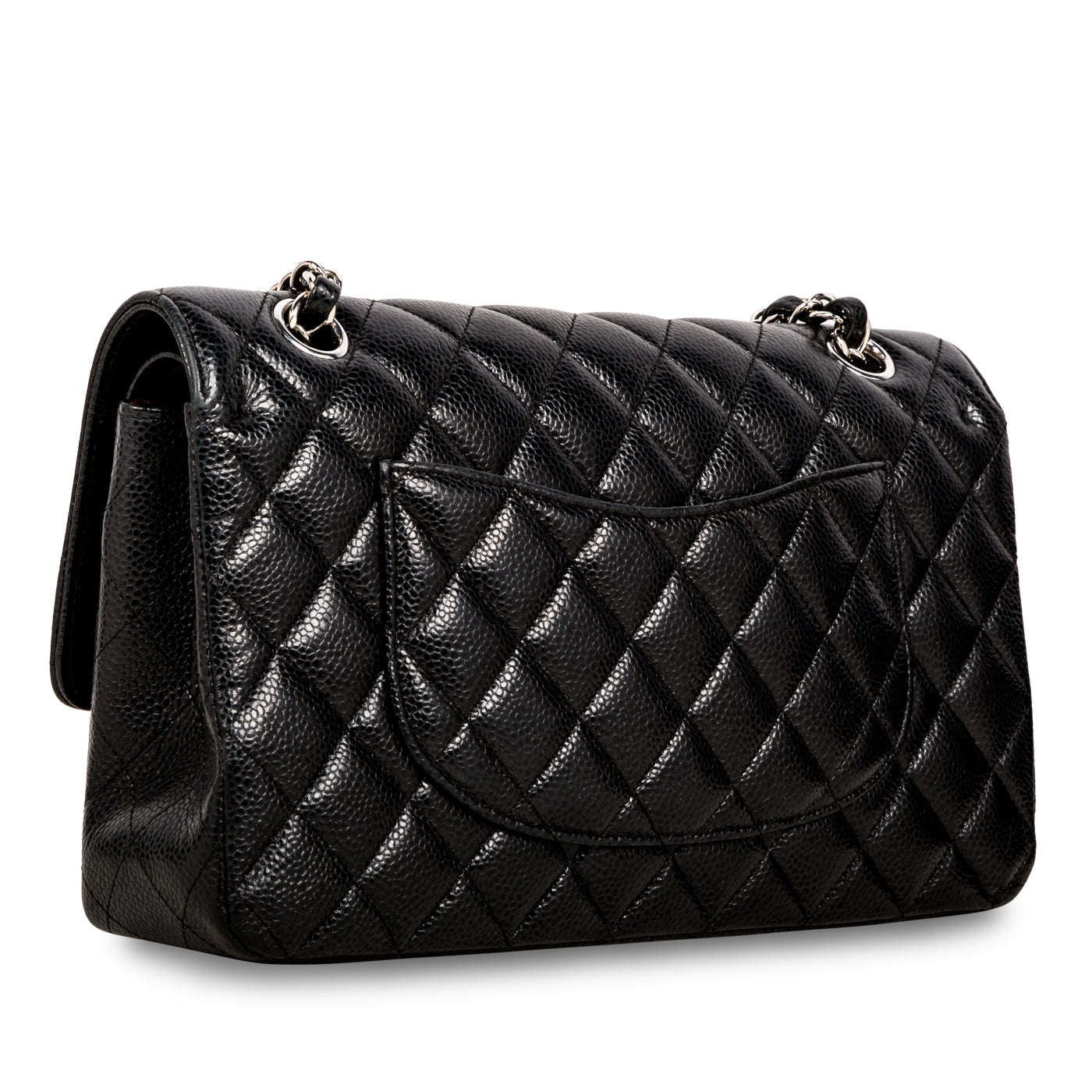 Chanel Classic Flap Caviar Black Shoulder Bag Style 88