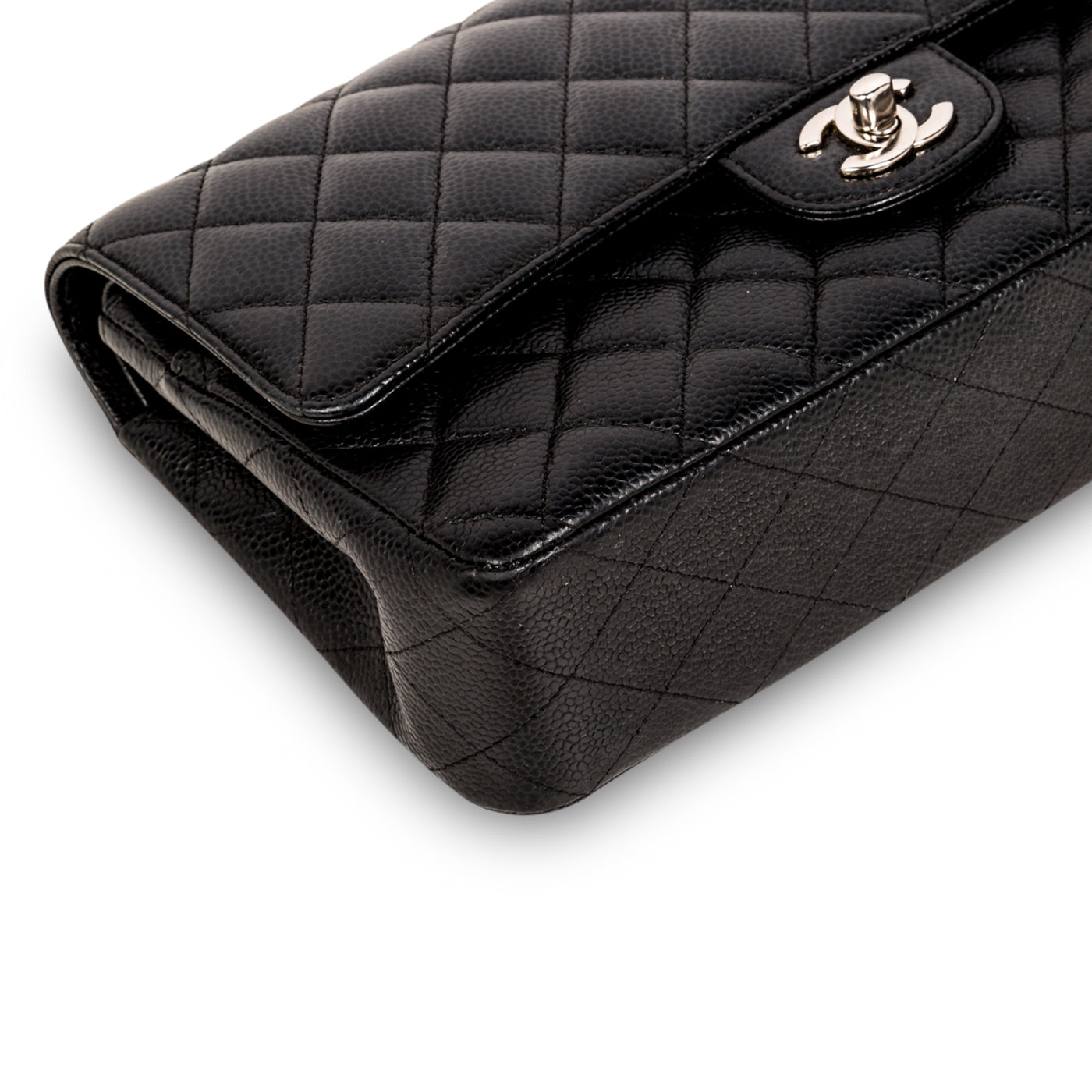 Chanel Classic Flap Caviar Black Shoulder Bag Style 88