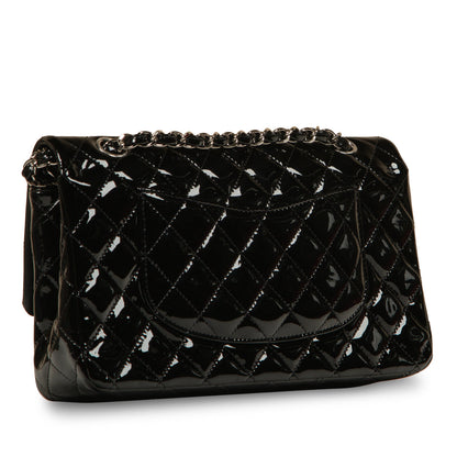 Chanel Classic Flap Bag - Medium - Patent Black