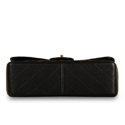 Chanel Classic Flap Caviar Black Shoulder Bag Style 40