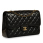 Chanel Classic Flap Caviar Black Shoulder Bag Style 27
