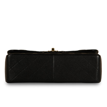 Chanel Classic Flap Lambskin Black Shoulder Bag Style 72