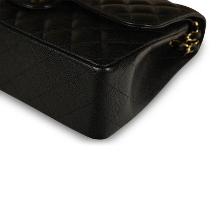 Chanel Classic Flap Lambskin Black Shoulder Bag Style 72
