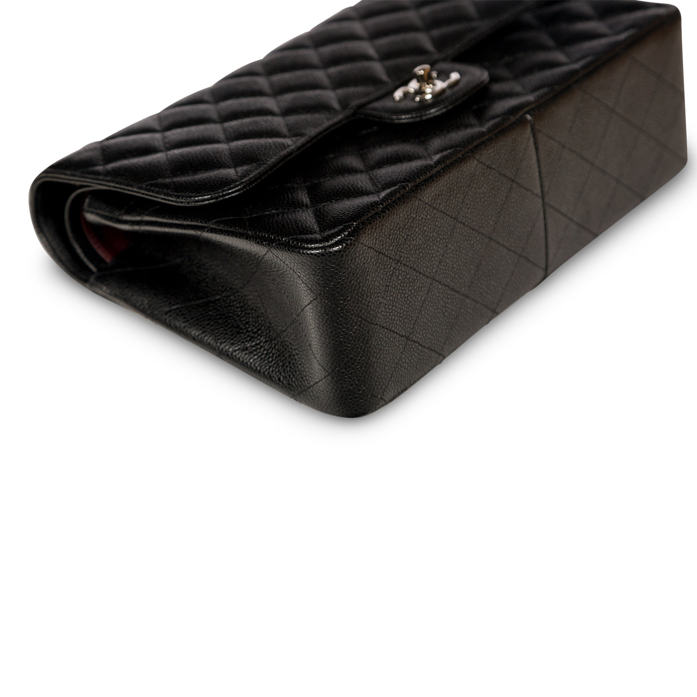 Chanel Classic Flap Caviar Black Shoulder Bag Style 44