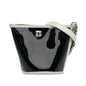 Chanel Crumpled Calfskin Pvc Camellia Bucket