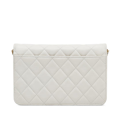 Chanel Gabrielle White Crossbody