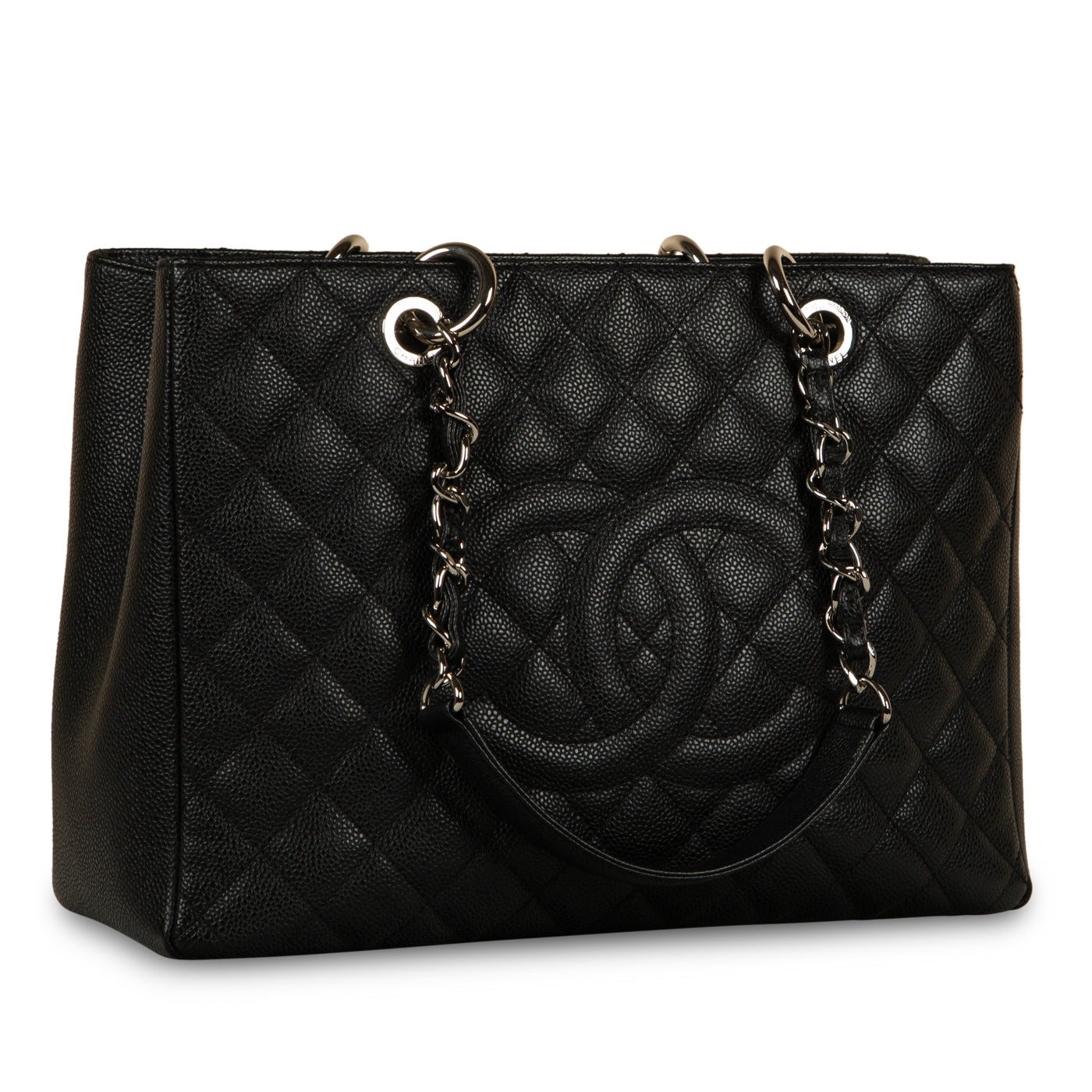 Chanel Timeless Caviar Black Tote Bag Style 24