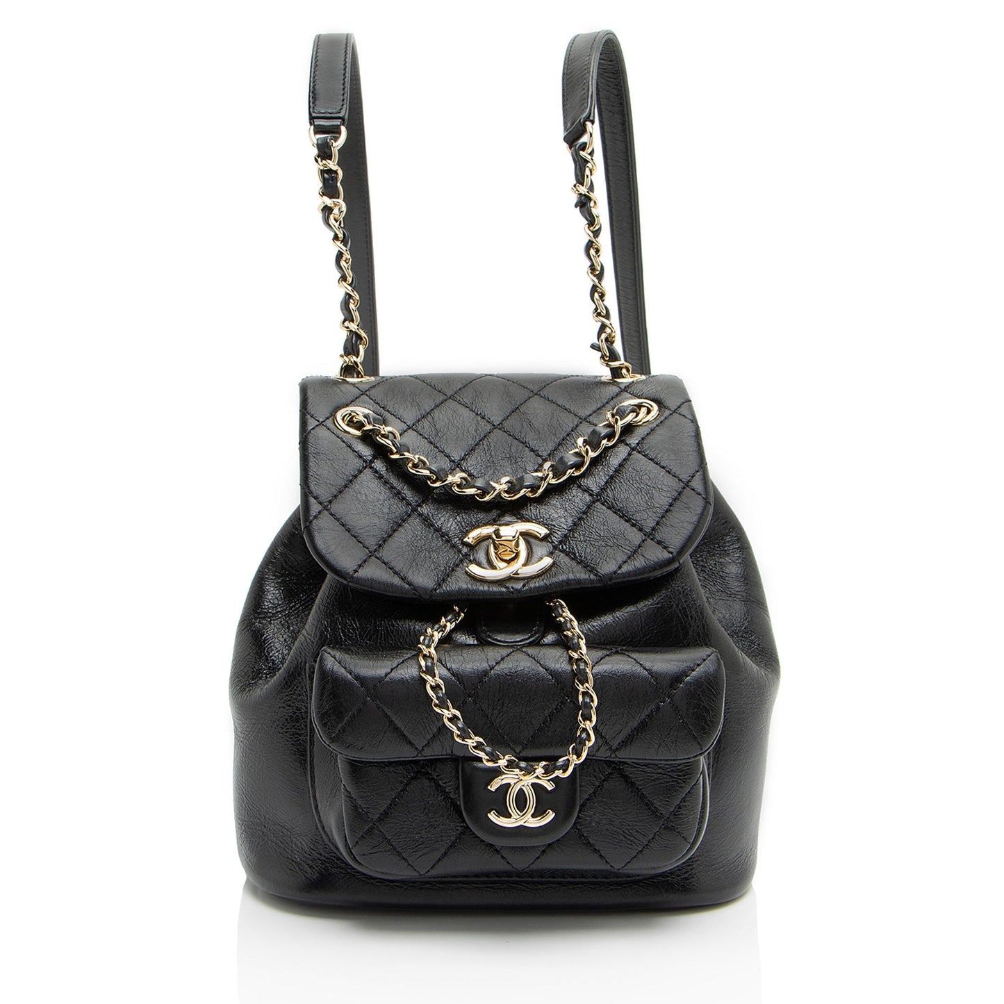 Chanel Glazed Calfskin Duma Small Backpack