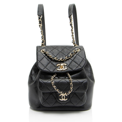 Chanel Glazed Calfskin Duma Small Backpack