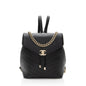Chanel Chevron Grained Calfskin Cc Backpack