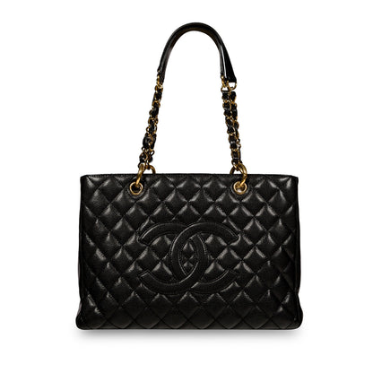 Chanel Timeless Caviar Black Tote Bag Style 6