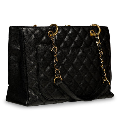 Chanel Timeless Caviar Black Tote Bag Style 6