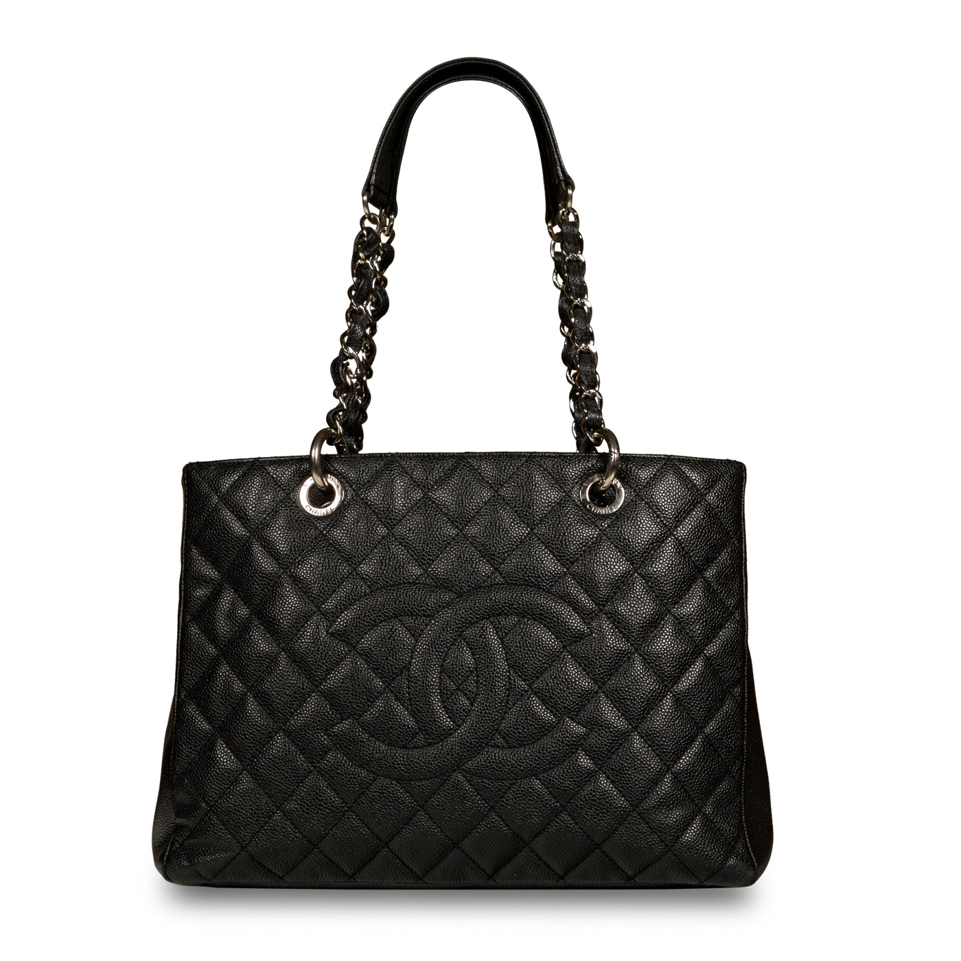 Chanel Timeless Caviar Black Tote Bag Style 3