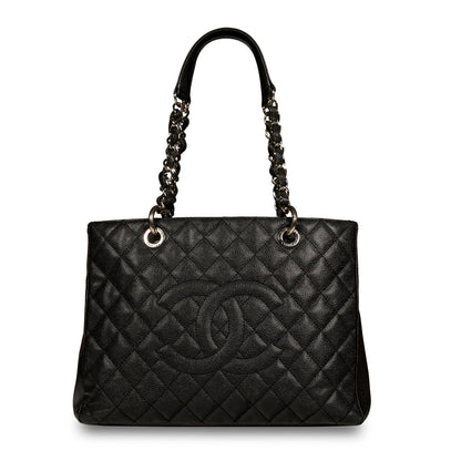 Chanel Timeless Caviar Black Tote Bag Style 3