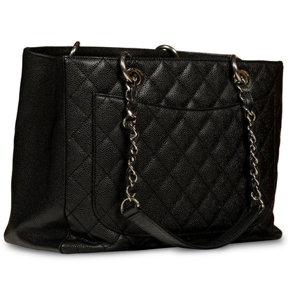 Chanel Timeless Caviar Black Tote Bag Style 3