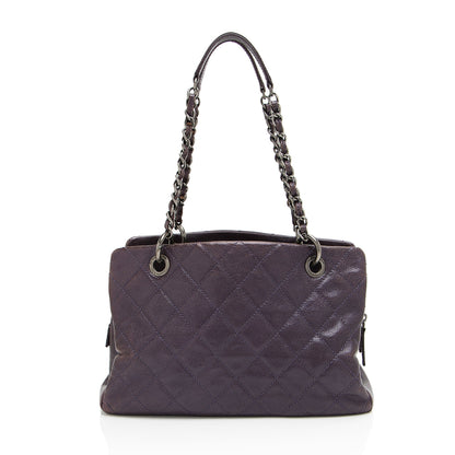 Chanel Iridescent Caviar Chic Shopping Tote