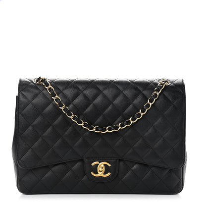Chanel CAVIAR QUILTED JUMBO DOUBLE FLAP Bag